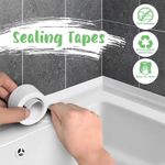 Bath Kitchen Caulk Tape Sealant Strip PVC Self Adhesive Toilet Wall Sealing Tape