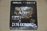 ASROCK Z170  Extreme 7+ LGA1151 Motherboard,  Boxed with Accessories and Manual