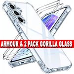 Case For Samsung S26ULTRA/A17/A37/A57/S25FE/A16/A56 Clear Silicone Phone Cover