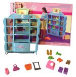 Vintage Barbie Chic Shoe Store Playset w Box Incomplete 88810 Fashion Doll