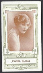 WILLS (SCISSORS) - ACTRESSES (GREEN) - ISOBEL ELSOM