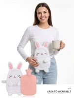 Hot Water Bottle Belt Comfort Wearable Wrap period 1000ML Around Stomach Back 