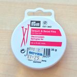 Prym Sequin & Bead Pins Mild Steel Gilt MPN 021 360 18 x 0.65mm 35g