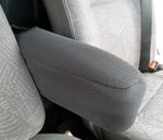 Armrest Cover Universal Black Premium Fabric Seat For Citroen Berlingo Van New