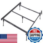 Signature Design By Ashley Adjustable Metal Bolt On Bed Base Frame Protective