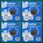 4 Renata Watch Battery All Sizes 377 395 390 CR2032 CR2025 CR2016 1632 Batteries