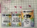 CARABELLE ART STAMPS  - SET OF  THREE STAMPS - ALL BEAUTIFUL , NEW AND SEALED.