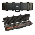 BushWear XL Hard Gun Case – TSA Approved Rifle & Shotgun Case with Foam Interior