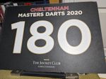 Masters Darts Cheltenham 20 SIGNED by 7 Masters! 42 cm x 30 cm Board Nice Item