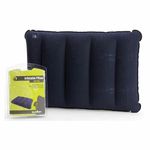Summit Inflatable Camping Air Pillow Soft Feel 40cm x 26cm Hiking Camping SUM225