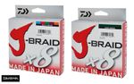 Daiwa J-Braid X8 Fishing Line 300m Spool - All Colours and Breaking Strains