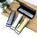 East top Harmonica Diatonic Blues Harmonica Key of C 10 Holes Harp Mouth Organ