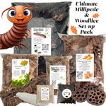 Ultimate Millipede & Woodlice set-up pack Substrate, Hardwood, Moss, Leaf Litter