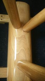 Wing Chun Solid Wooden Dummy for Kung Fu and Martial Arts Training
