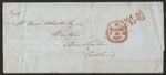 GB 1845 QV Entire from Fleet Street to Dumbarton. Details below......(P266)