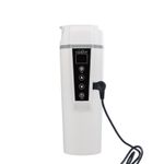 Car Insulated Bottle with Digital Display Food Grade Heated Travel Mug Wired