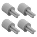 4Pcs Reusable Plastic Wheel Connectors Compatible with Tt Motor for DIY Robotics