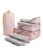 BAGSMART 6pcs Compression Travel Packing Cubes for Suitcases Backpack Luggage