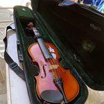 Knight 13 inch 3/4 Acoustic Viola 4-String Brown Varnish RH Beginner w Case