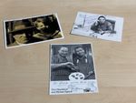 3 x Don Henderson Signed Photos inc 1 x Note On Back Bulman Star Wars Dr Who