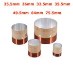 25.5mm-75.5mm ASV Aluminum Woofer Speaker Voice Coils 4 Layer 8 Ohm Repair Parts