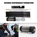 Shortwave Antenna Portable with Slide Regulator 8-Band 7MHz-50MHz JPC-12 for TV*