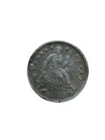 1855 Seated Liberty Half Dime- Philadelphia, With Arrows, VG/Fine Details