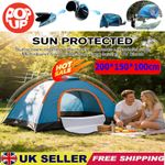 1-2 Person Tent Automatic Pop Up Outdoor Camping Hiking Waterproof Tent Portable