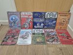 Job Lot Of Metal Speedway Signs X10