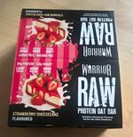 Warrior RAW Protein Oat Bars High Protein Low Sugar Strawberry Cheesecake 12x75g
