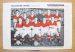 MANCHESTER UNITED Evening News 1957 Original Vintage Poster Busby Babes Munich