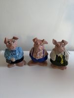 Wade NatWest Pigs Set of 3 - Vintage Ceramic Money Banks