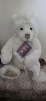 Charlie Bears Name Chillblaine White  Plush By Isabelle Lee