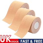 3 Rolls Kinesiology Tape 5cm x 5m KT Sports Tape Muscle Injury Support Recovery