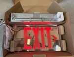 Emergency Exit Sign Lithonia Lighting EDGR 1 RMR El SD M4 - LED Edge-Lit Red