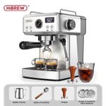 HiBREW H10A Espresso Machine 20 Bar Pressure Semi Automatic 58mm Portafilter UK