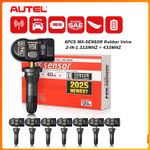 8pcs Autel TPMS MX-Sensor 2in1 315MHz & 433MHz Tire Pressure Sensor Rubber Valve