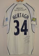 Middlesex MKK Tim Murtagh #34 Signed Cricket Shirt Mens Large
