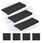 Stair Treads Rectangular Set 15 Step Mats Carpet Runner Non-Slip Self-Adhesive