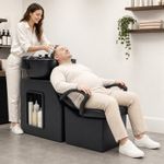 WestWood Backwash Unit Shampoo Bowl Chair Set for Hairdressing Barber Shop, 03