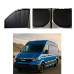 MAN TGE / VW Crafter 2017+ Magnetic Black Thermal Blinds – Internal Fit