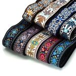 Embroidery Guitar Strap Shoulder Belt Adjustable for Electric Bass Acoustic