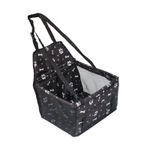 Folding Pet Booster Dog Car Seat Cat Safe Puppy Travel Carrier Bed Bag Basket UK