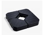 Plastic Cantilever Parasol Base Set - 4 Piece