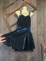 Vintage 90s Fairy Core  Dress Green Iridescent size 8
