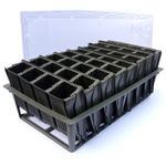 1 x Haxnicks Deep Root Trainer Set| 8x4 Reusable 32 Cell Propagation Seed Books
