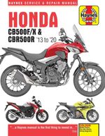 Honda CB500F/X & CBR500R (2013-2020) Haynes Repair Manual