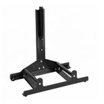 Tire-Cleaning Stand with Rollers Stable Wheel Washing Rack Height-Adjustable