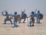 Kellogg's Plastic Figures 1970s  Musketeer Turk Viking Egyptian Spanish Infantry