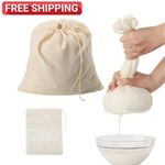 2/3/4pcs Cheese Cloth Bag for Straining Reusable Cheesecloth Bags Nut Milk Bag